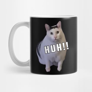 Huh Cat Meme: Funny newest sarcastic cat meme for cats lover Mug